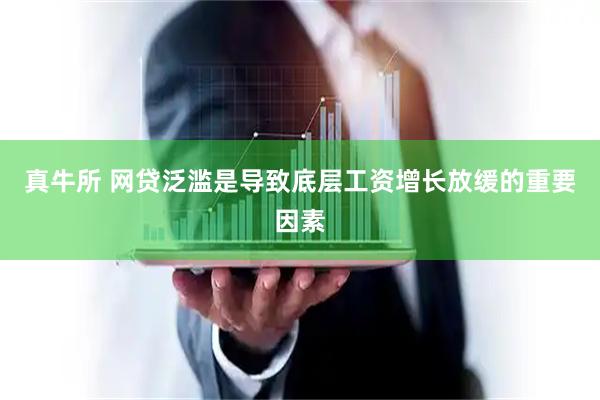 真牛所 网贷泛滥是导致底层工资增长放缓的重要因素