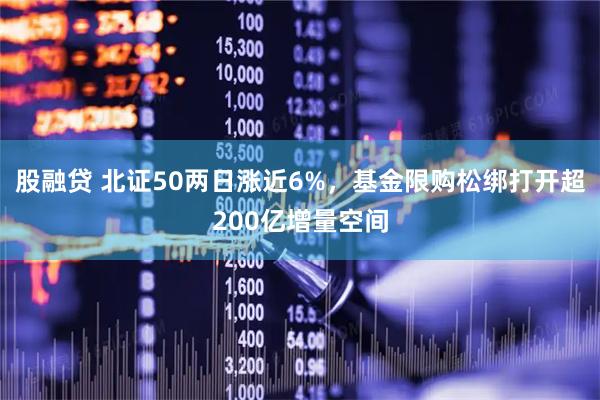 股融贷 北证50两日涨近6%，基金限购松绑打开超200亿增量空间