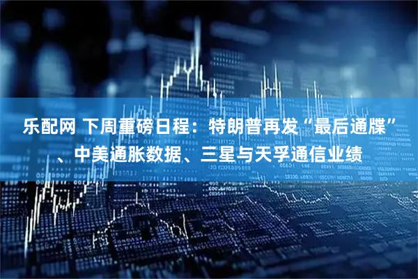 乐配网 下周重磅日程：特朗普再发“最后通牒”、中美通胀数据、三星与天孚通信业绩